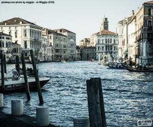 yapboz Büyük Kanal, Venice, İtalya